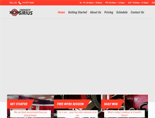 Tablet Screenshot of crossfitsirius.com